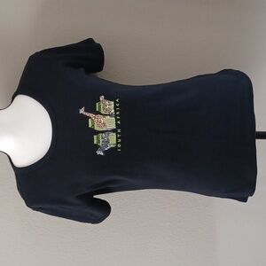 South Africa Short Sleeve Embroidered Top